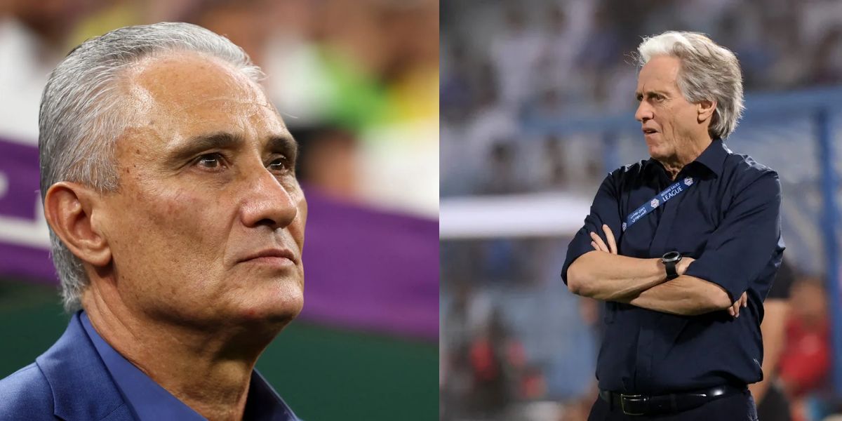 Tite e Jorge Jesus estão sendo cotados no Flamengo em 2024 - (Foto: Internet)