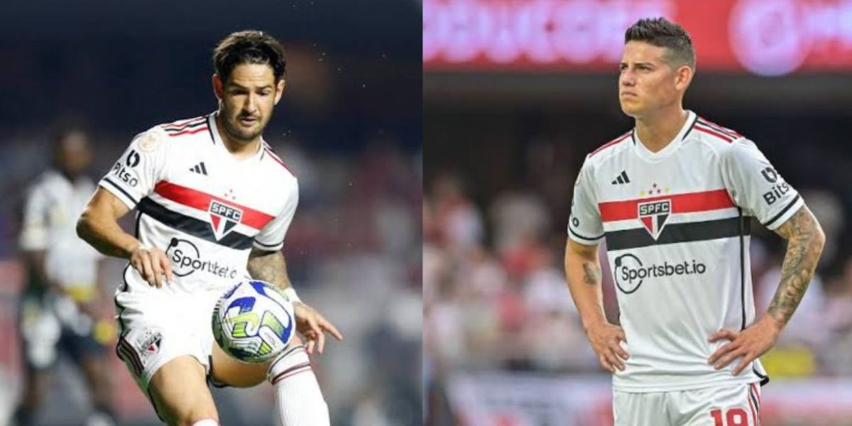 Alexandre Pato e James Rodriguez - (Foto: Internet)