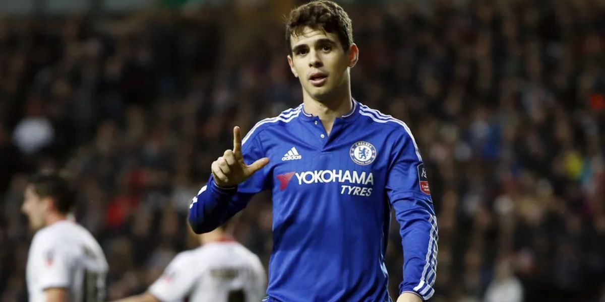 Oscar quando atuava pelo Chelsea - (Foto: Internet)