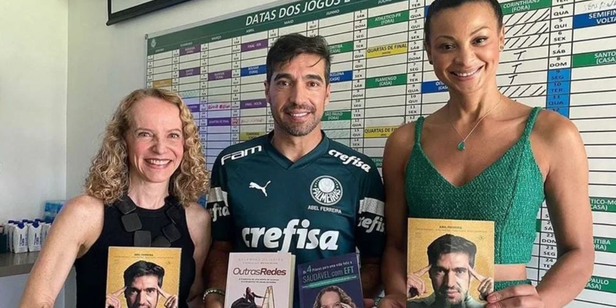 Abel Ferreira e Walewska - (Foto: Internet)