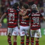 Pedro, Arrascaeta e Gabigol - (Foto: Internet)