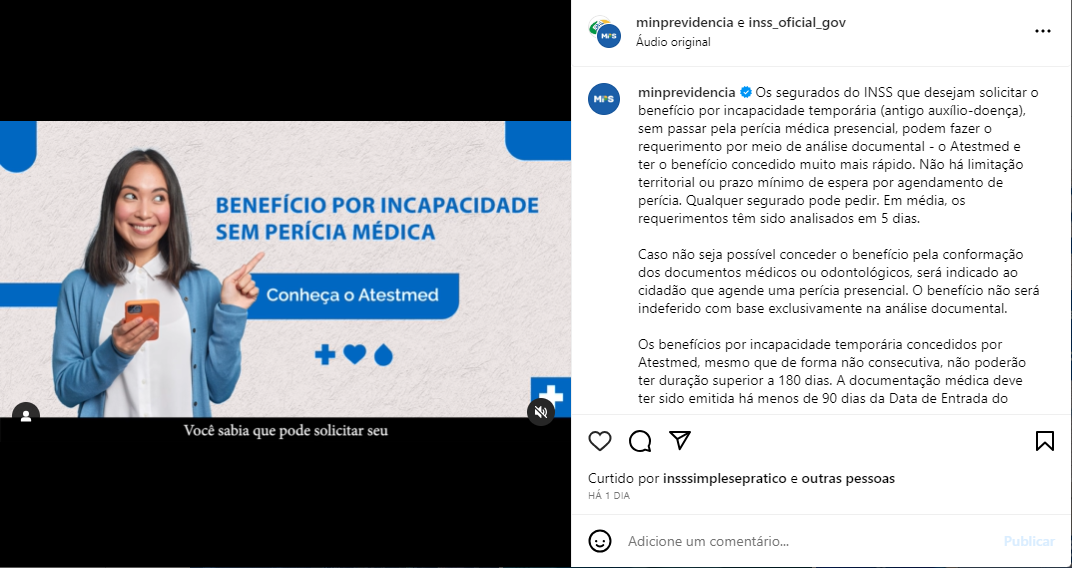 INSS acaba de emitir comunicado sobre benefício concedido sem sair de casa - Foto: Reprodução/Internet