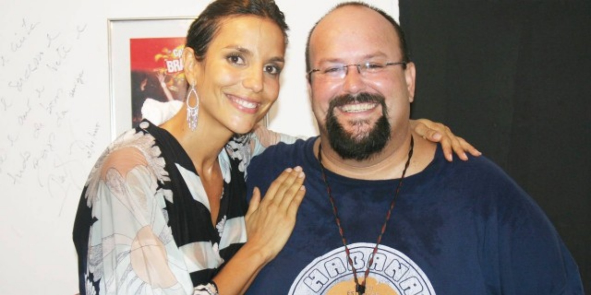 Ivete Sangalo e o irmão, Jesus (Foto: Edgar de Souza)