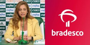 Leila Pereira, do Palmeiras, é dona de empresa rival do Bradesco (Foto: César Greco/Agência Palmeiras/Divulgação/Bradesco)