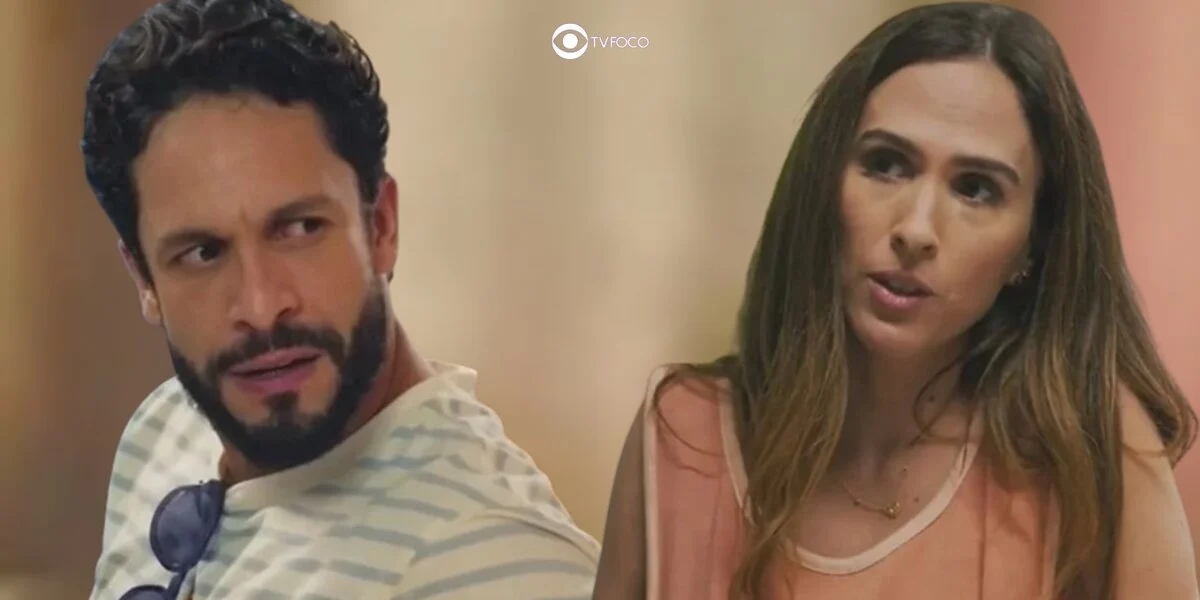 Luigi (Rainer Cadete) terminará com Anely (Tata Werneck) em "Terra e Paixão" (Foto: Reprodução/TV Globo)