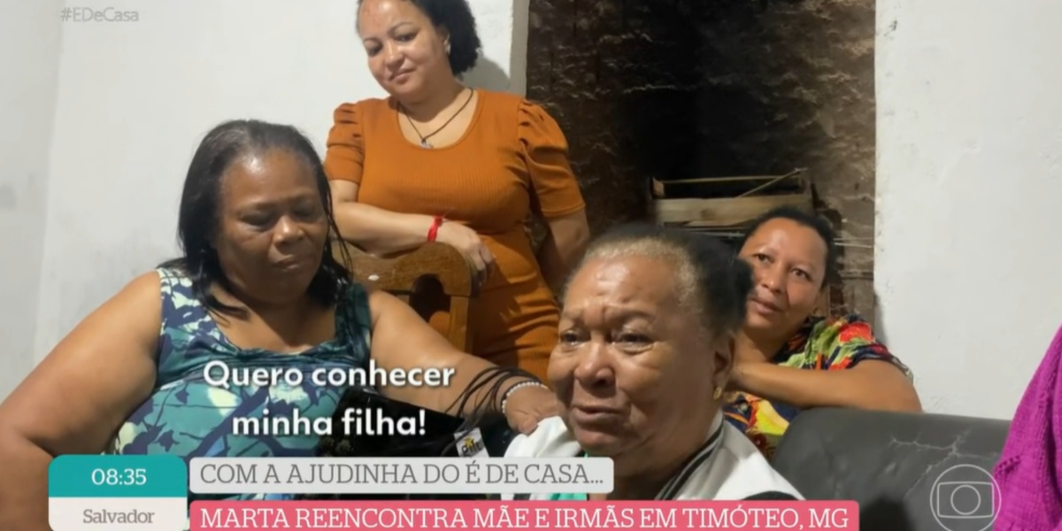 A história de Marta foi exibida no É de Casa (Foto: Reprodução/ Globo)