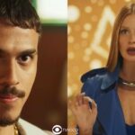 Merreca (Ruan Aguiar) e Preciosa (Marina Ruy Barbosa) em Fuzuê (Foto: Reprodução / Globo / Montagem TV Foco)