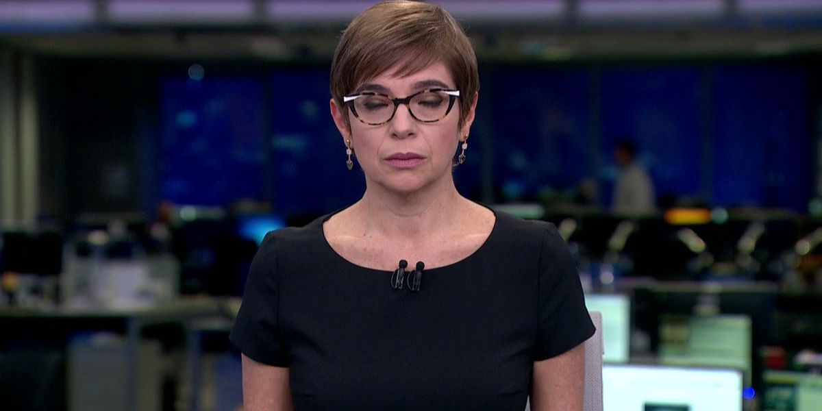 Renata Lo Prete caiu no choro na Globo (Foto: Reprodução/ Internet)