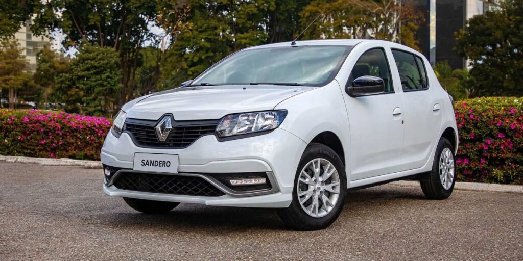 Renault Sandero sempre foi o mais vendido da montadora (Reprodução: Internet)