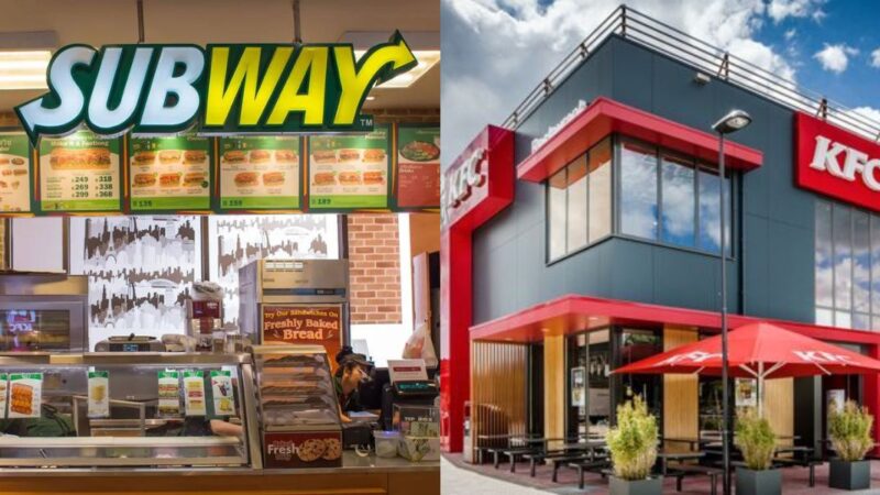 Subway e KFC (Foto: Reprodução / Internet)