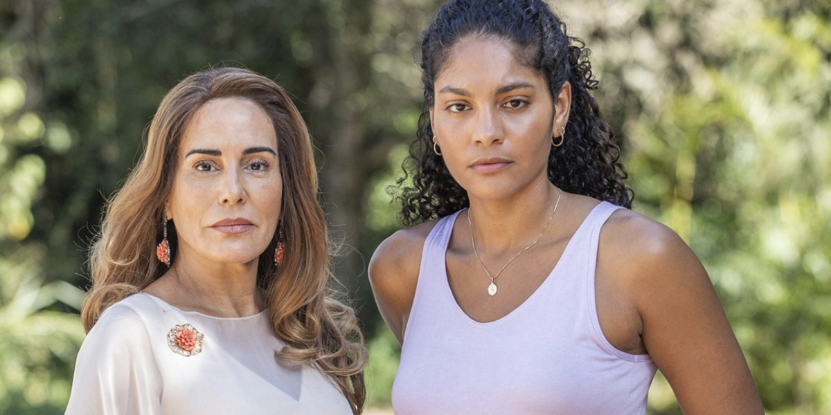 Aline e Irene em Terra e Paixão (Reprodução/Globo)