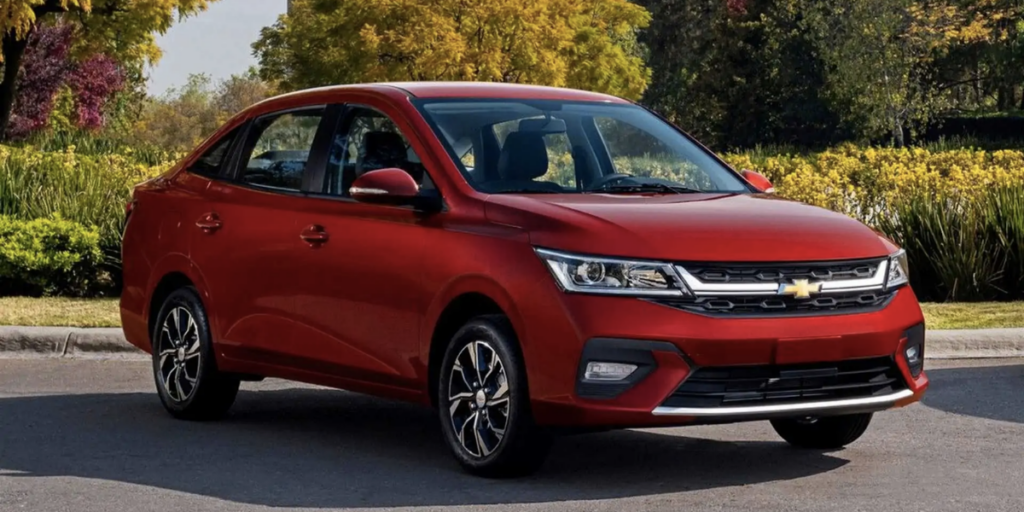 Chevrolet veo 2024 vermelho (Reprodução/Internet)