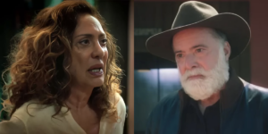 Agatha e Antônio em Terra e Paixão (Reprodução/Montagem TV Foco)