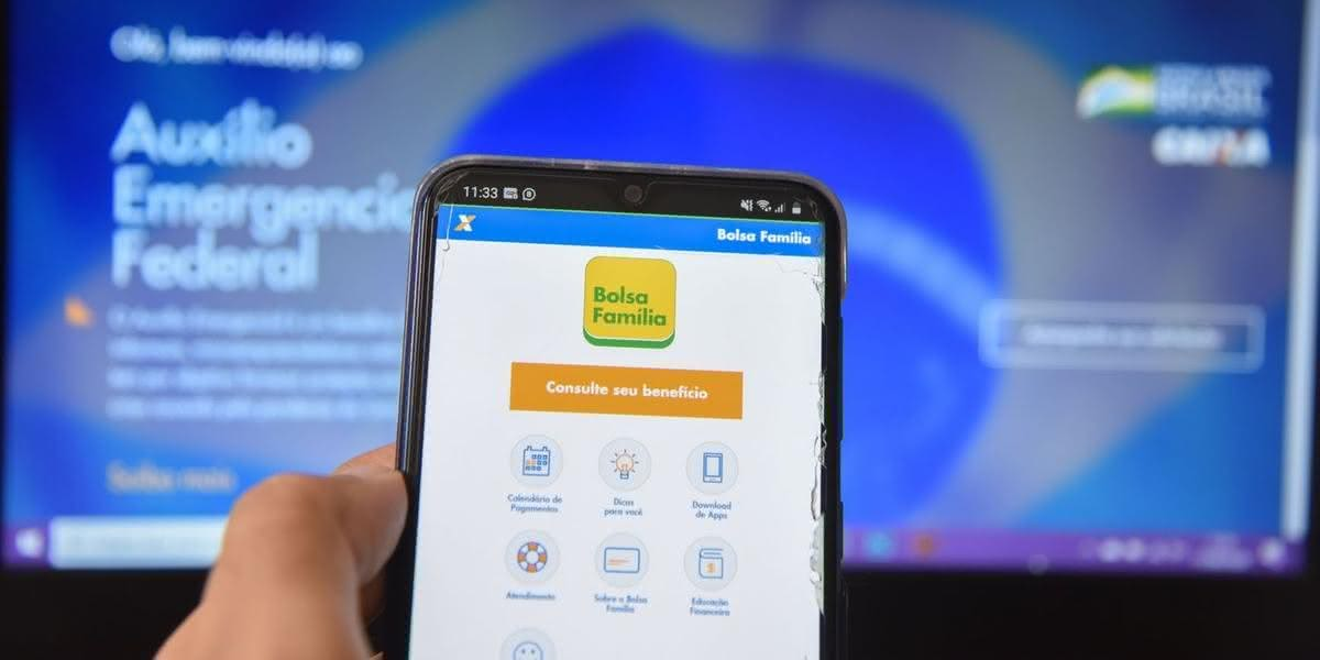 Aplicativo do Bolsa Família e site da Caixa (Foto: Reprodução, Jornal O Norte)