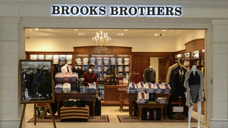 fachada de uma loja Brooks Brothers (Foto: Reprodução, InforMoney)