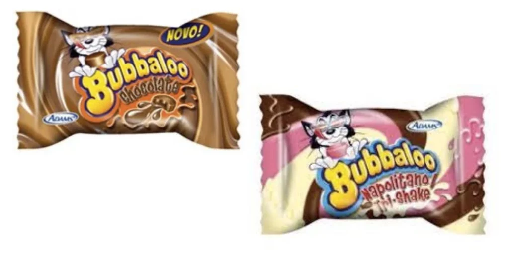 Bubbaloo Chocolate e Napolitano (Reprodução/Internet)