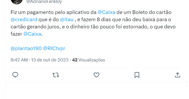 Itaú customers angry over unpleasant situations on Friday - Photo Twitter