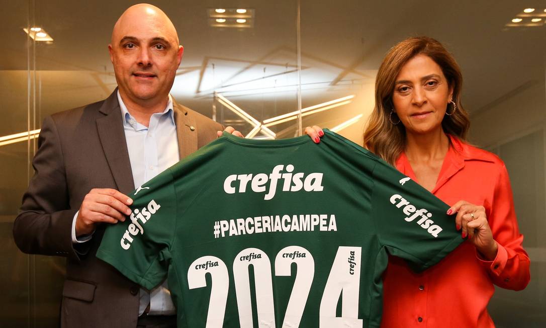 Crefisa é patrocinadora do Palmeiras (Foto: Reprodução, Fábio Menotti)