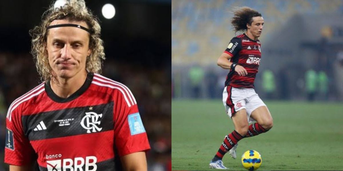 David Luiz, zagueiro do Flamengo (Foto - Montagem TV Foco)