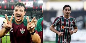 Diniz e Ganso, do Fluminense (Foto - Montagem TV Foco)