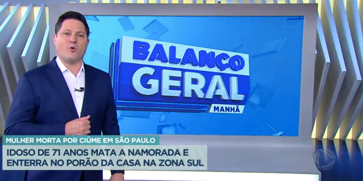 Eleandro Passaia no Balanço Geral (Foto: Reprodução / Record)