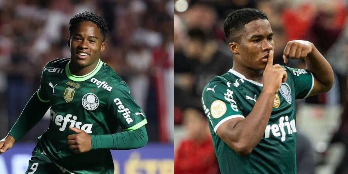 Endrick, craque do Palmeiras (Foto - Montagem TV Foco)