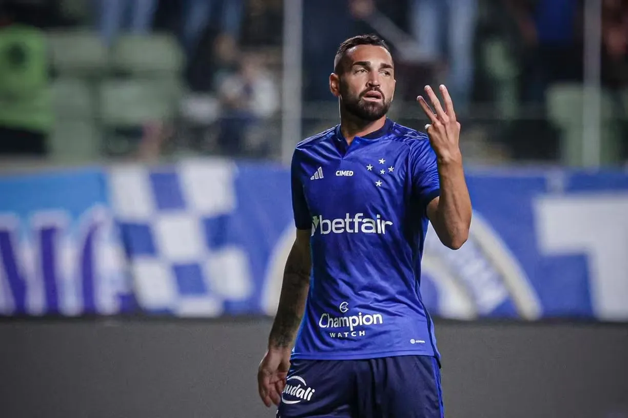 Gilberto no Cruzeiro (Reprodução/Internet)