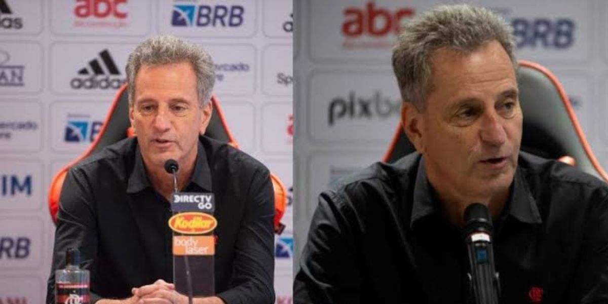 Landim, presidente do Flamengo (Foto - Montagem TV Foco)