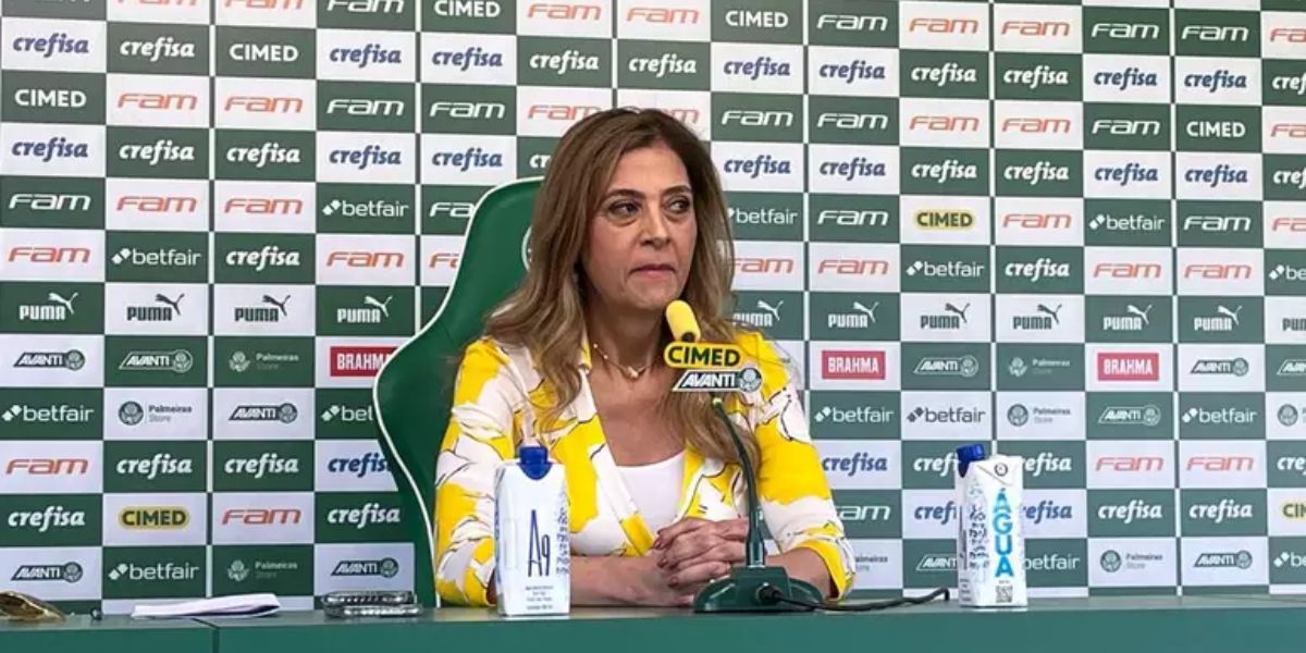 Leila Pereira no Palmeiras (Reprodução - Internet)