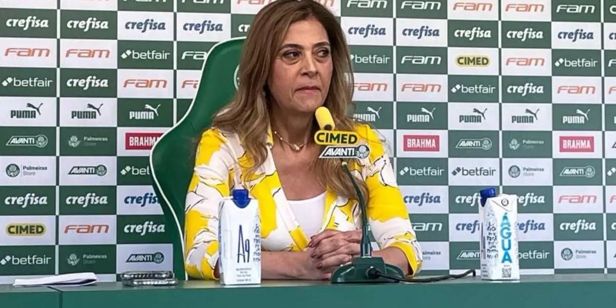 Leila Pereira no Palmeiras (Reprodução - Internet)