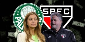 Leila e Casares, presidentes de Palmeiras e São Paulo  (Foto - Montagem TV Foco).