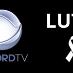 Logo da Record e imagem de luto (Foto: Reprodução / Montagem TV Foco)