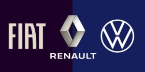 Logo da Fiat, da Volks e da Renault - Foto Reprodução Internet