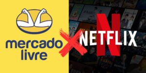 Logo do Mercado Livre e da Netflix - Foto Reprodução Internet