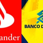 Logo do Santander e do Banco do Brasil - Foto Reprodução Internet