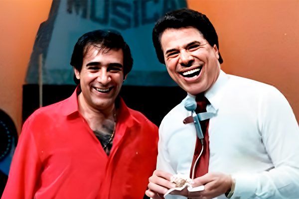 Lombardi com Silvio Santos - Foto Internet