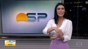 Michelle Barros no Bom Dia SP - Foto Globo