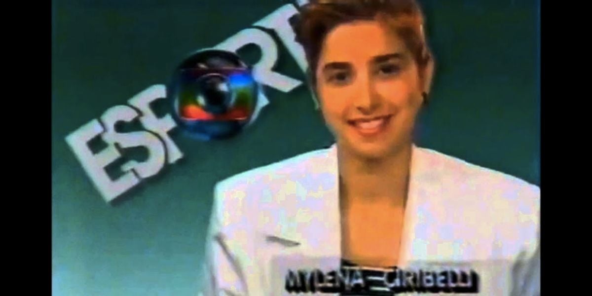 Mylena Ciribelli no Globo Esporte (Foto: Reprodução / Globo)