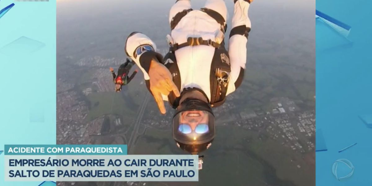 Notícia sobre morte de Humberto Siqueira Nogueira (Foto: Reprodução / Record)