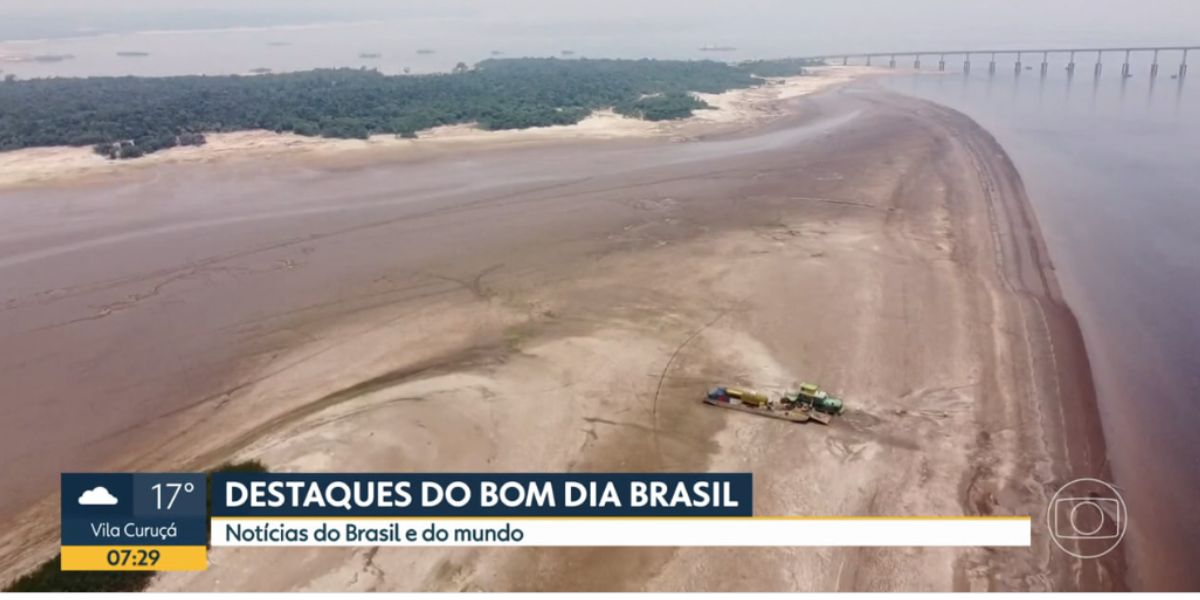 Situação em Berui (Foto: Reprodução / Bom Dia São Paulo da Globo)