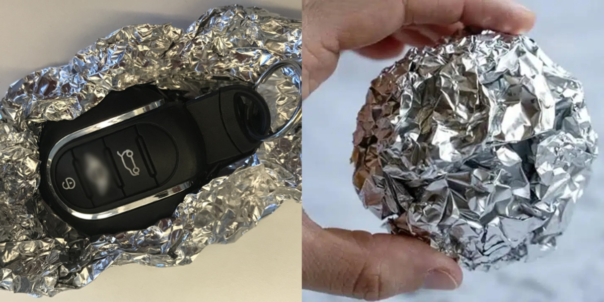 Aluminum foil on car keys could save your life