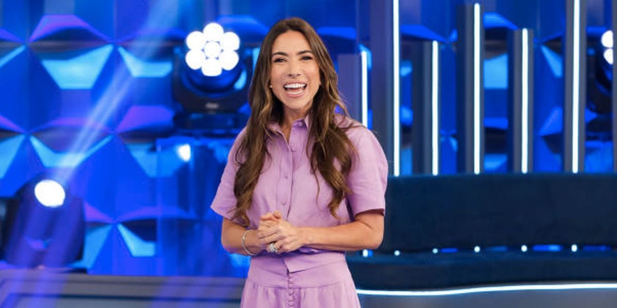 Patrícia Abravanel no Programa Silvio Santos (Foto: Reprodução / SBT)