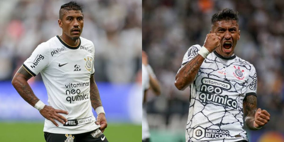 Paulinho, jogador do Corinthians (Foto - Montagem TV Foco)