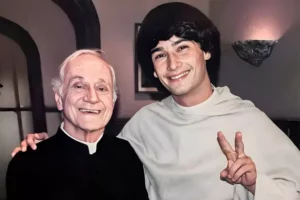 Paulo Autran e Rodrigo Santoro em Hilda Furacão - Foto Internet