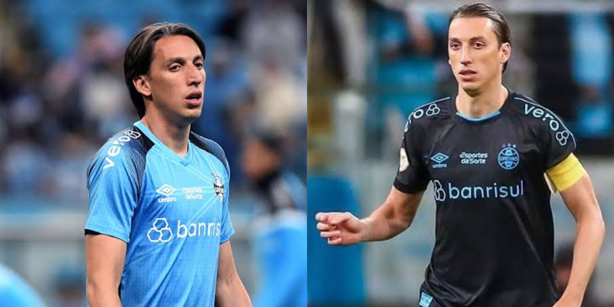 Pedro Geromel, zagueiro do Grêmio (Foto - Montagem TV Foco)