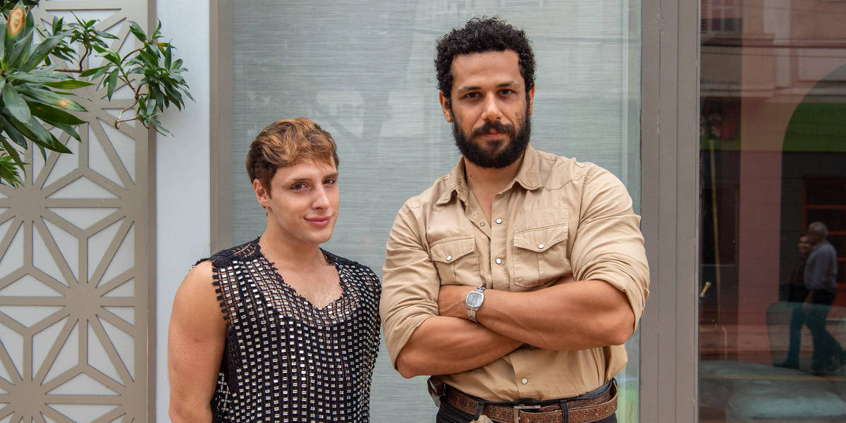 Ramiro e Kelvin em Terra e Paixão (Foto: Reprodução, Globo)