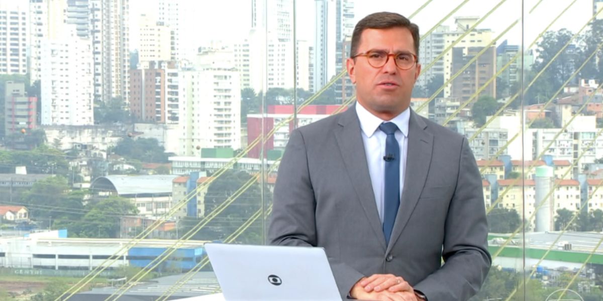 Rodrigo Bocardi no Bom Dia São Paulo (Foto: Reprodução / Globo)