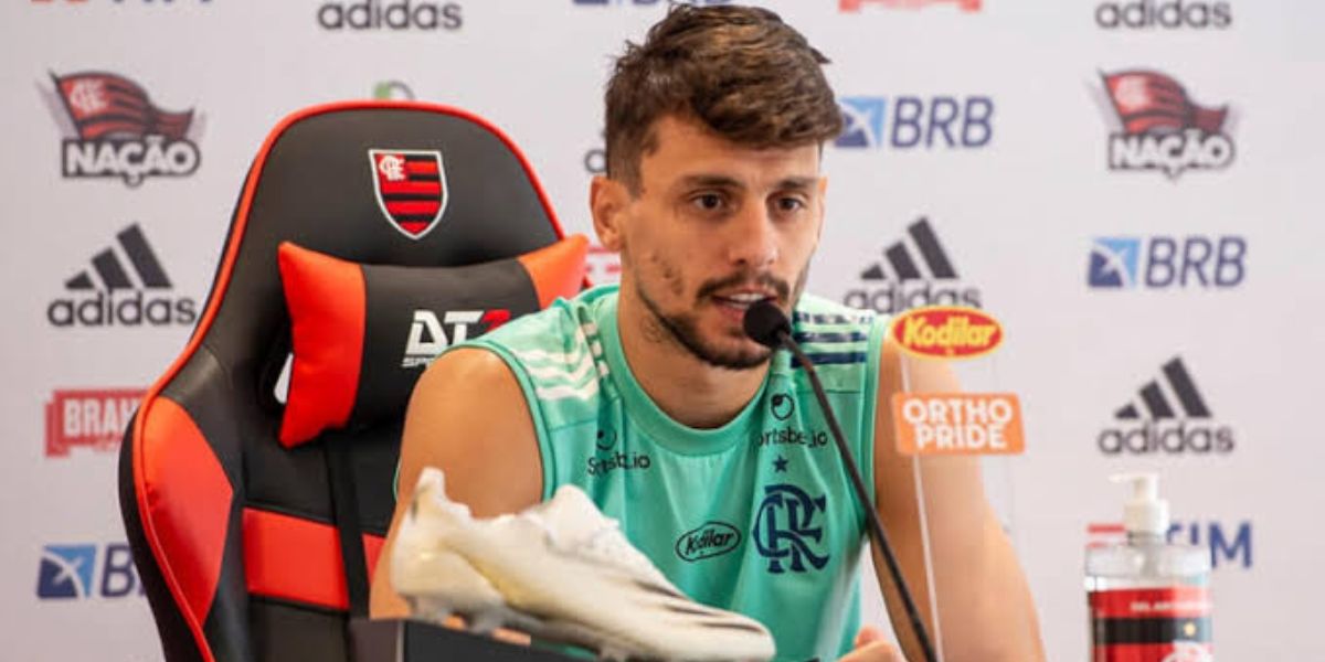 Rodrigo Caio, jogador do Flamengo (Foto - Montagem TV Foco)