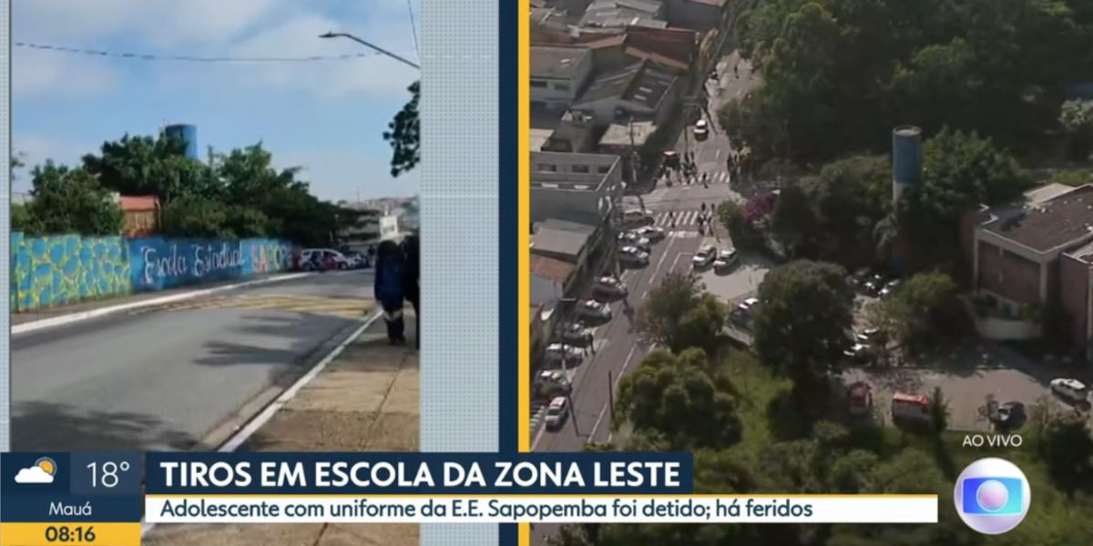 Escola de São Paulo (Foto: Reprodução / Globo)