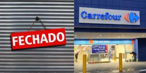 Unidades do Carrefour são fechadas (Foto: Reprodução, Montagem, TV Foco)